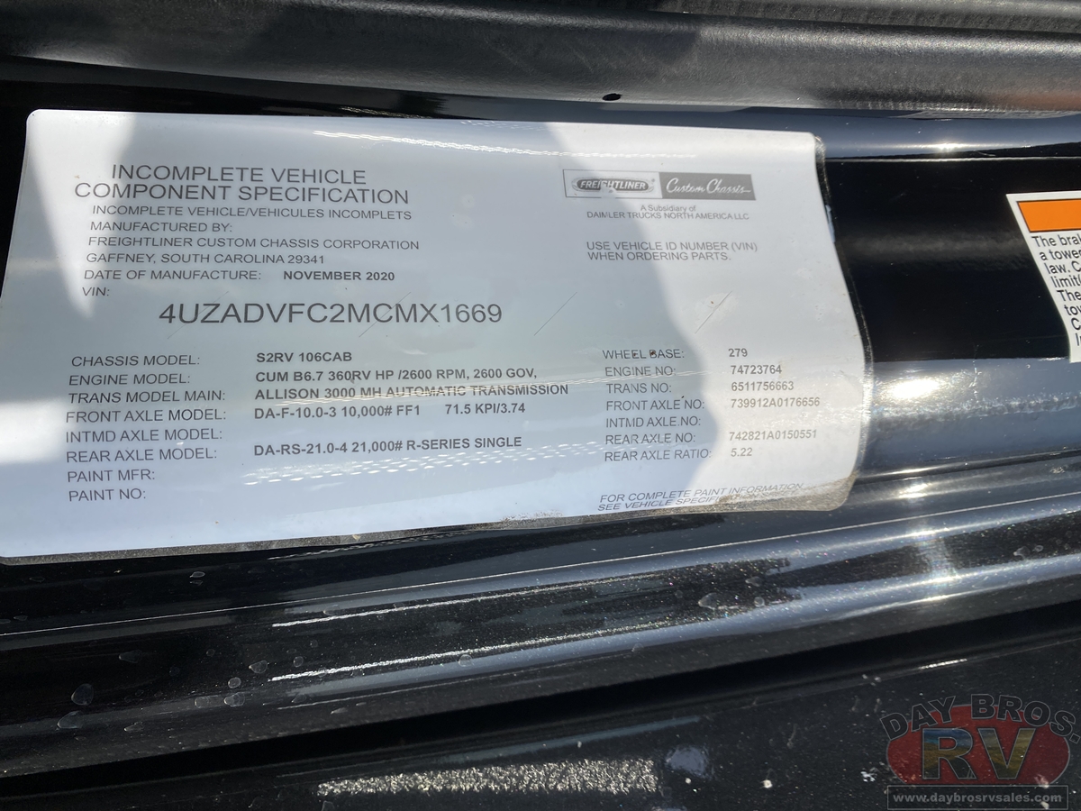 2021 Entegra Coach Accolade Motorhome