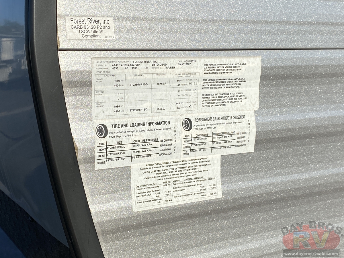 2021 Forest River Salem Travel Trailer
