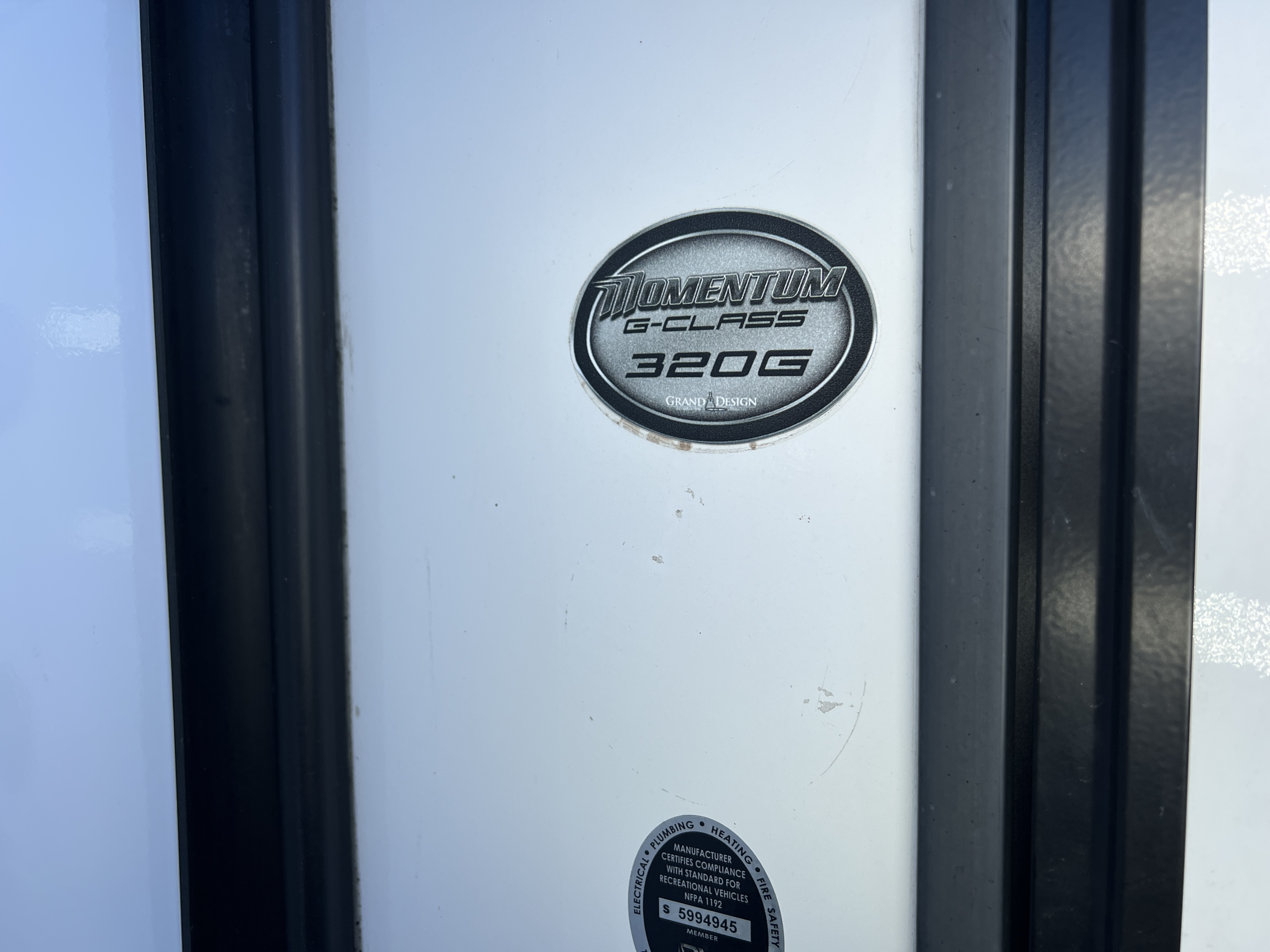 2021 Grand Design Momentum G 320G Toy Hauler Fifth Wheel