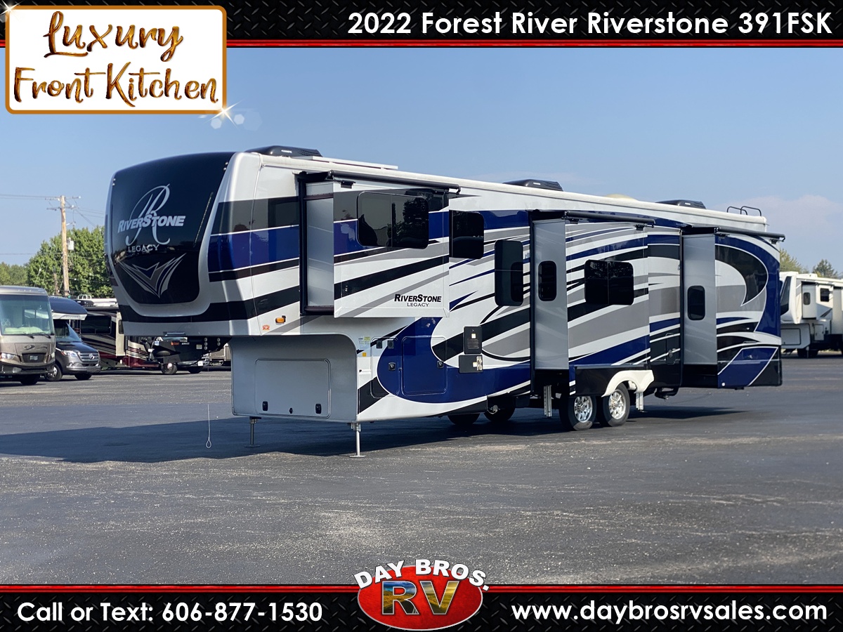 2022 Forest River Riverstone 391FSK Toy Hauler Fifth Wheel