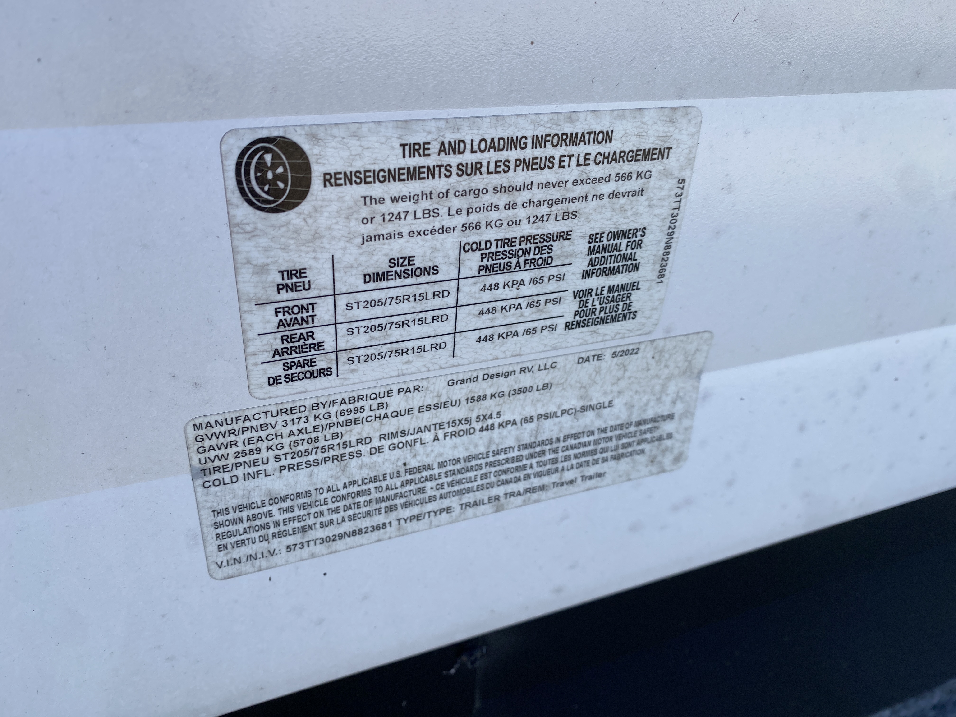 2022 Grand Design Transcend Xplor 247BH Travel Trailer