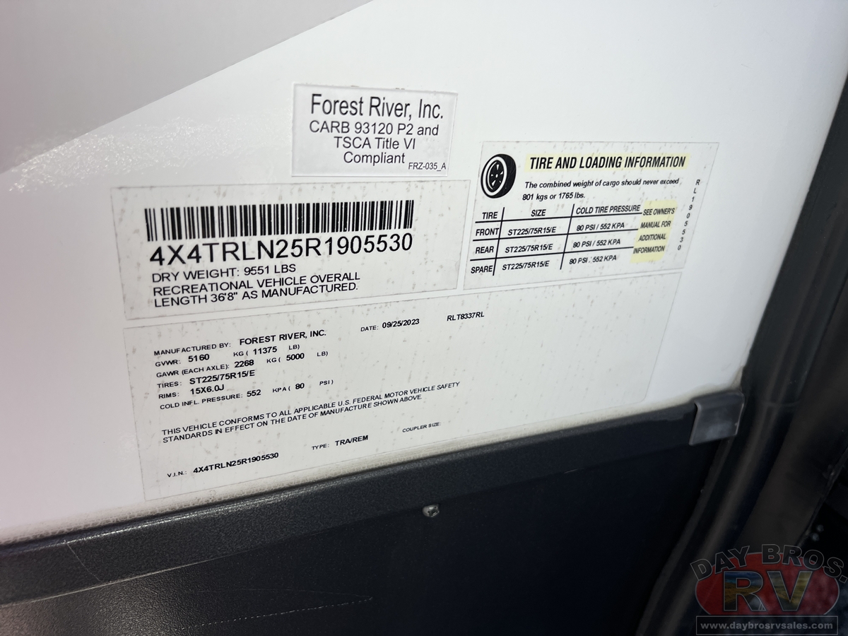 2024 Forest River Rockwood Signature Travel Trailers 8337RL Travel Trailer