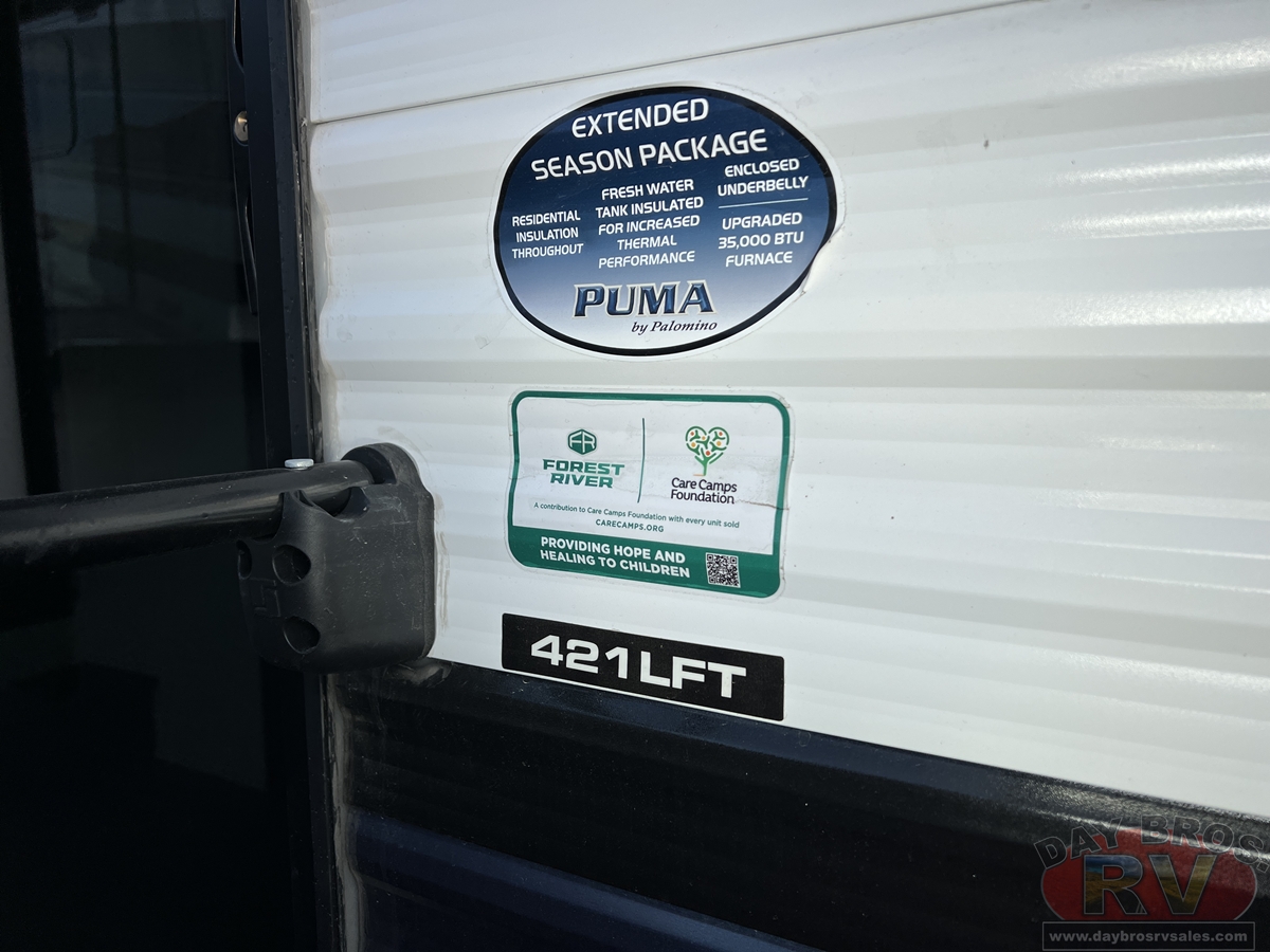 2027 Forest River Puma Vista 421LFT Travel Trailer