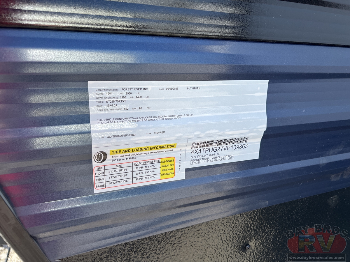 2027 Forest River Puma Travel Trailer