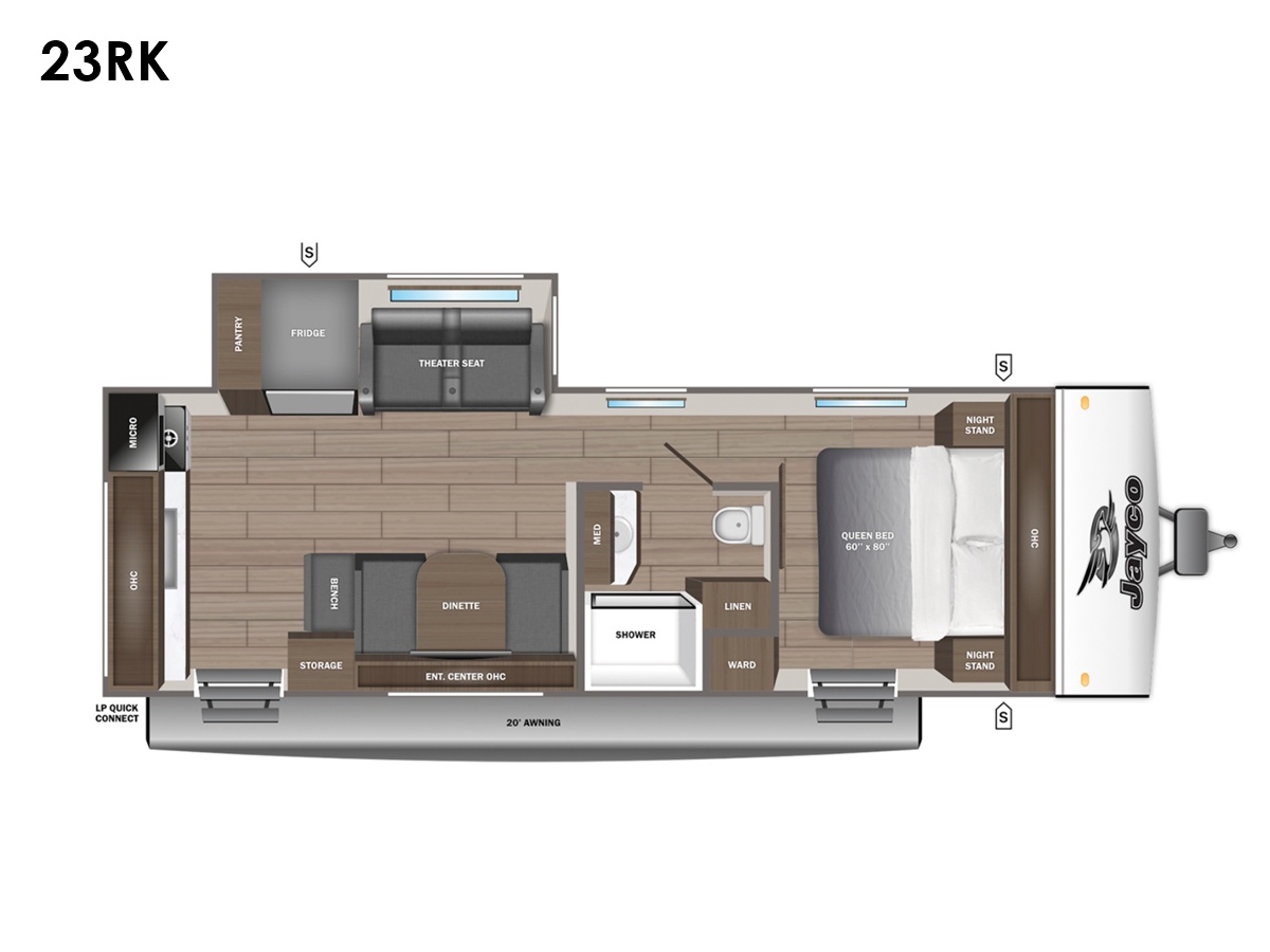 2027 Jayco Jay Feather 23RK Travel Trailer