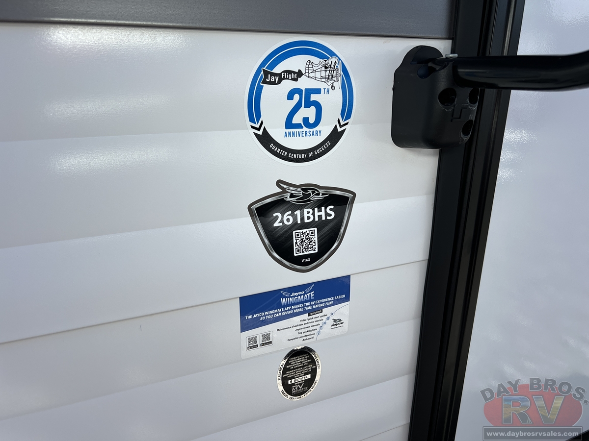2027 Jayco Jay Flight SLX 261BHS Travel Trailer