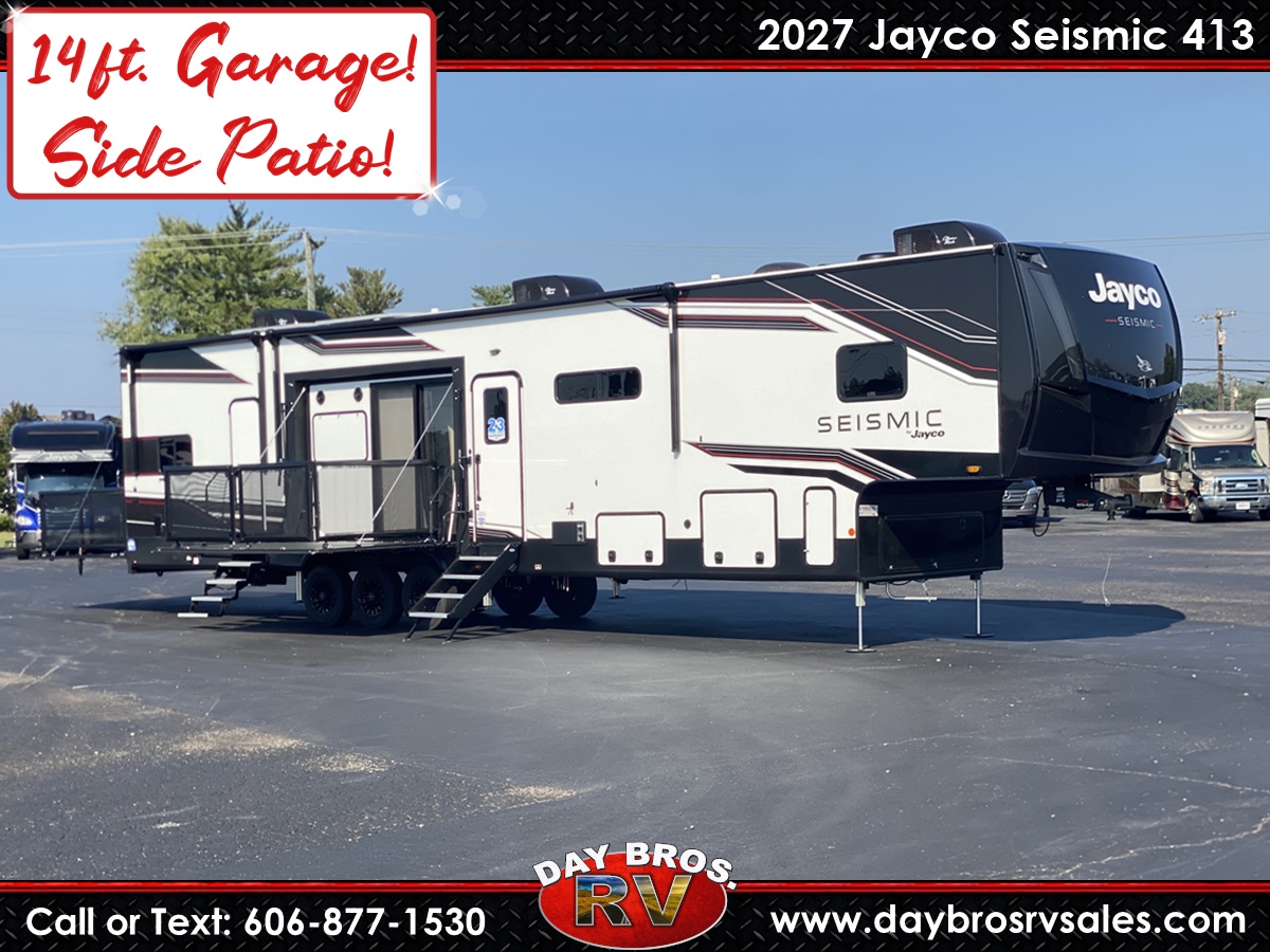 2027 Jayco Seismic Fifth Wheel Toy Hauler 413 Toy Hauler Fifth Wheel