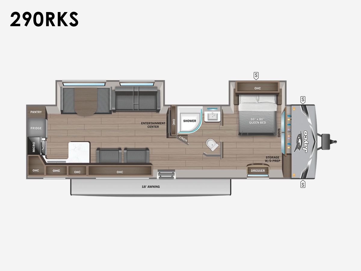 2025 Jayco Jay Flight SLX 290RKS Travel Trailer